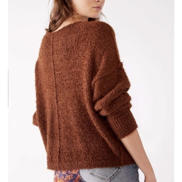 Free PEOPLE icing v neck pullover sweater knit - Picture 3 of 13